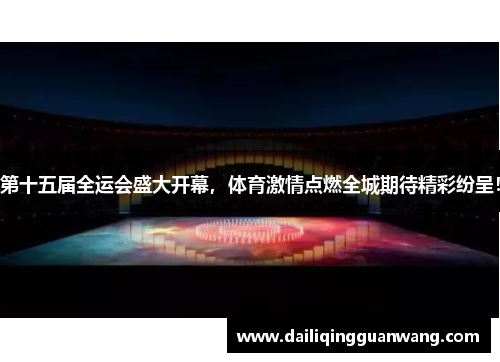 第十五届全运会盛大开幕,体育激情点燃全城期待精彩纷呈!